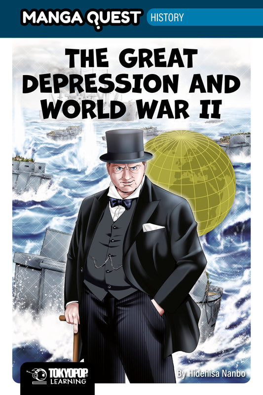 Manga Quest History: The Great Depression And Wwii (Hardcover) - Image
