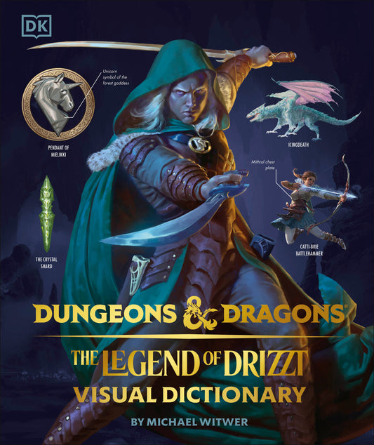 Dungeons and Dragons The Legend of Drizzt Visual Dictionary | Hardcover