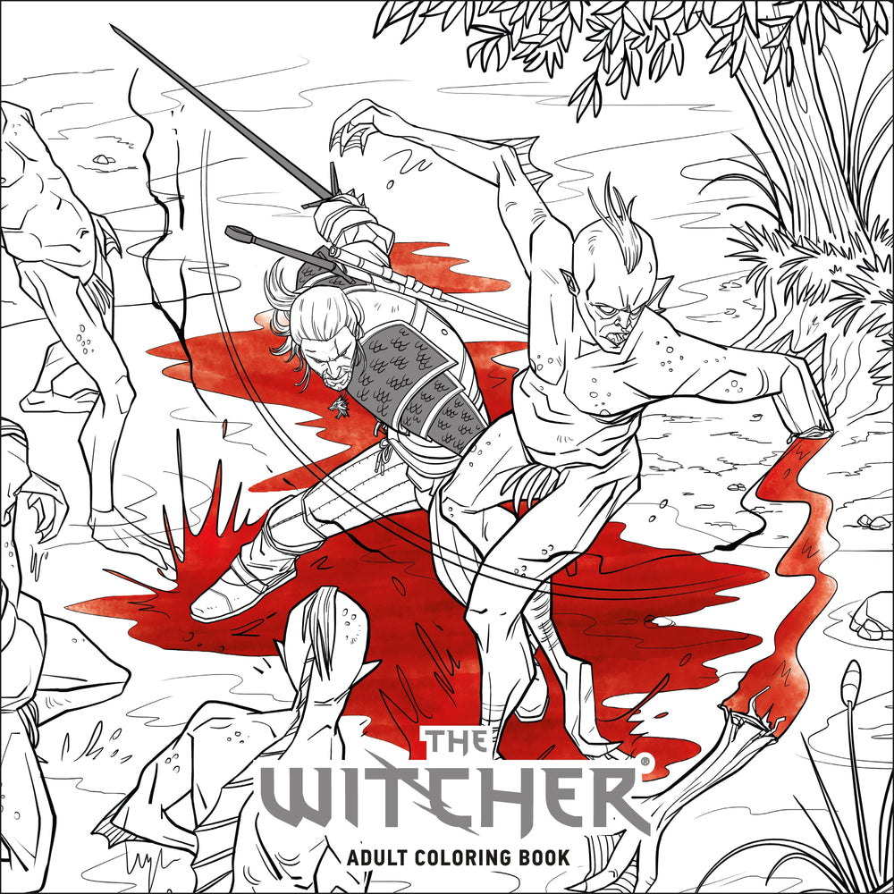The Witcher Adult Coloring Book - Colouring Book - Image - Pop Weasel