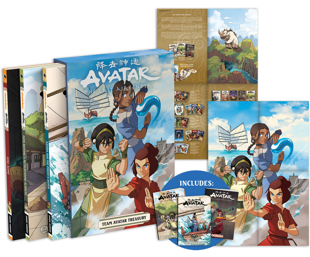 Avatar: The Last Airbender--Team Avatar Treasury Boxed Set (Graphic Novels) - Books - Image - Pop Weasel