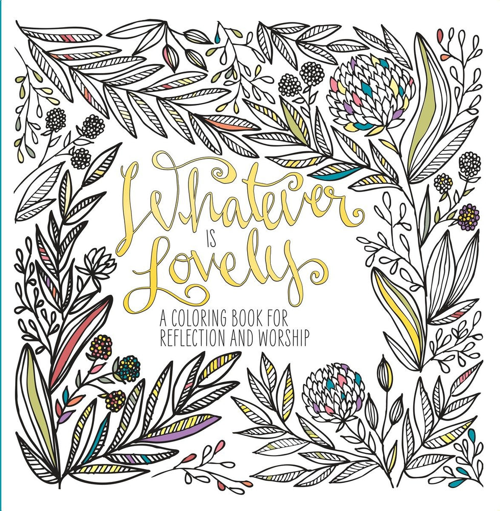 Whatever Is Lovely - Colouring Book - Image - Pop Weasel