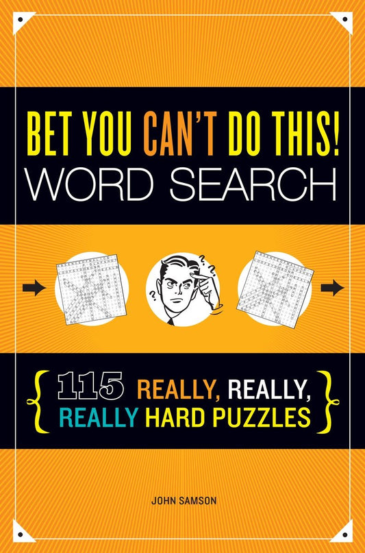 Bet You Can't Do This! Word Search image