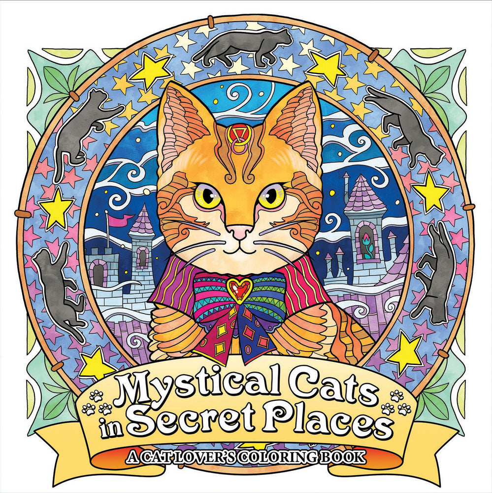 Mystical Cats in Secret Places: A Cat Lover's Coloring Book image - Manga - Image - Pop Weasel