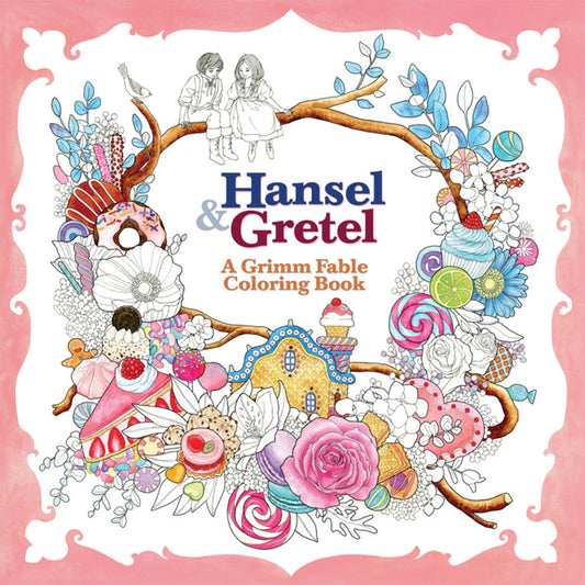 Hansel and Gretel: A Grimm Fable Coloring Book image