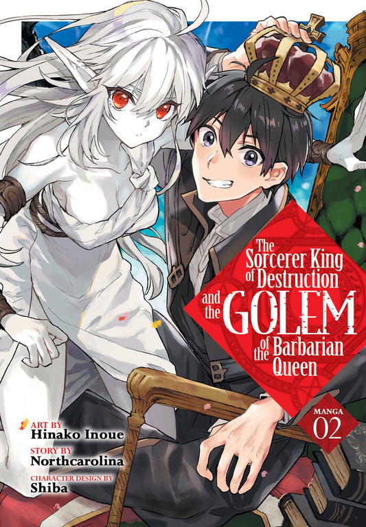 The Sorcerer King of Destruction and the Golem of the Barbarian Queen (Manga) Vol. 2 image