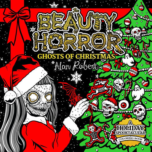 The Beauty of Horror: Ghosts of Christmas Coloring Book image