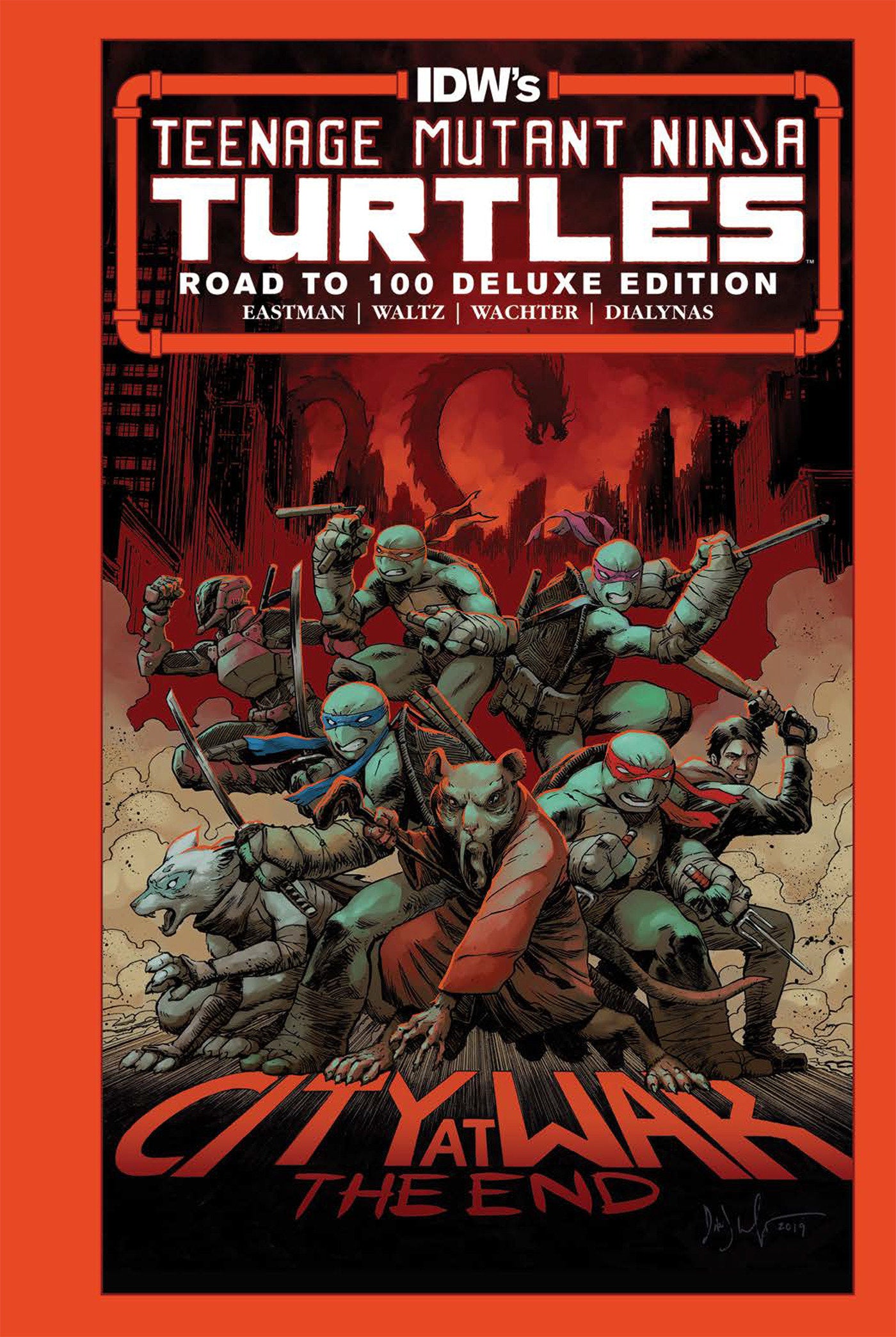 Teenage Mutant Ninja Turtles: Road to 100 Deluxe Edition | Hardcover image