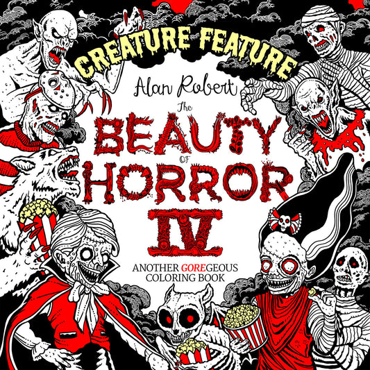 The Beauty of Horror 4: Creature Feature Coloring Book image