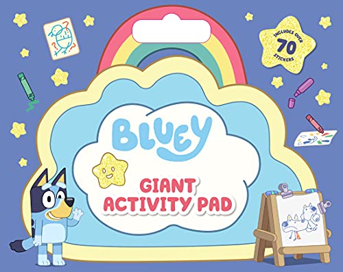 Pop Weasel Image of Bluey: Giant Activity Pad (Includes over 70 Stickers) - Activity Book - Image - Pop Weasel