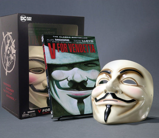 V for Vendetta Book & Mask Set image