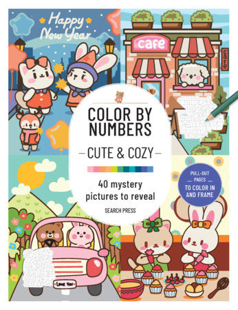 Color By Numbers Cute And Cozy - Trade Paperback - Image - Pop Weasel