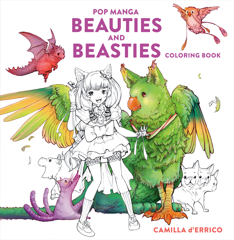 Pop Manga Beauties and Beasties Coloring Book - Graphic Novels - Image - Pop Weasel