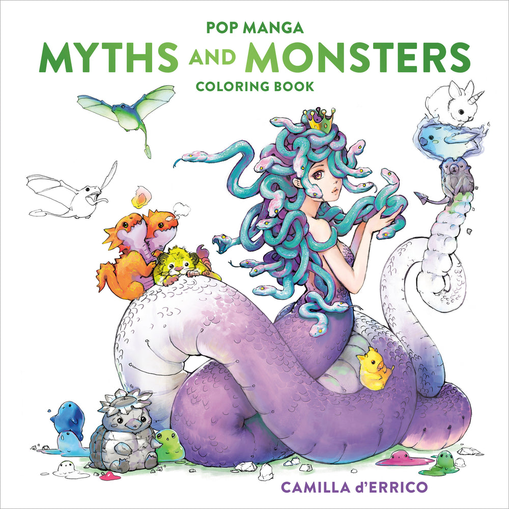 Pop Manga Myths and Monsters Coloring Book - Graphic Novel - Image - Pop Weasel
