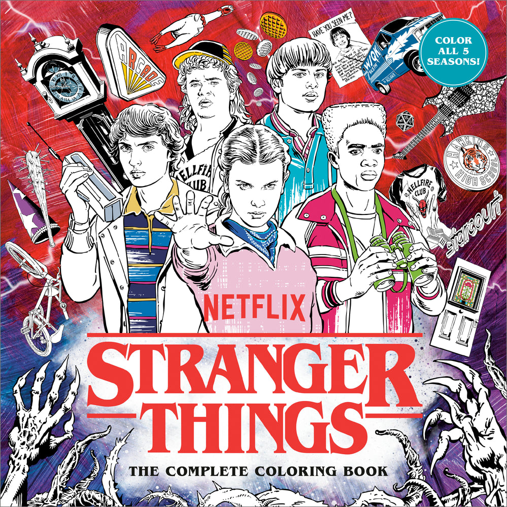 Stranger Things: The Complete Coloring Book (Color All Five Seasons!) - Colouring Book - Image - Pop Weasel