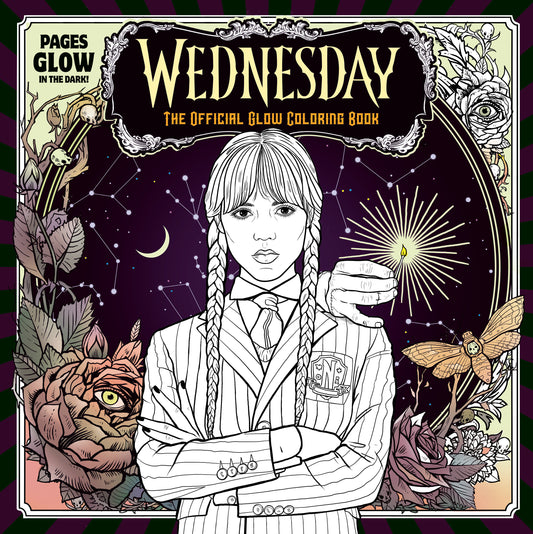 Wednesday Official Glow Coloring Book - Image