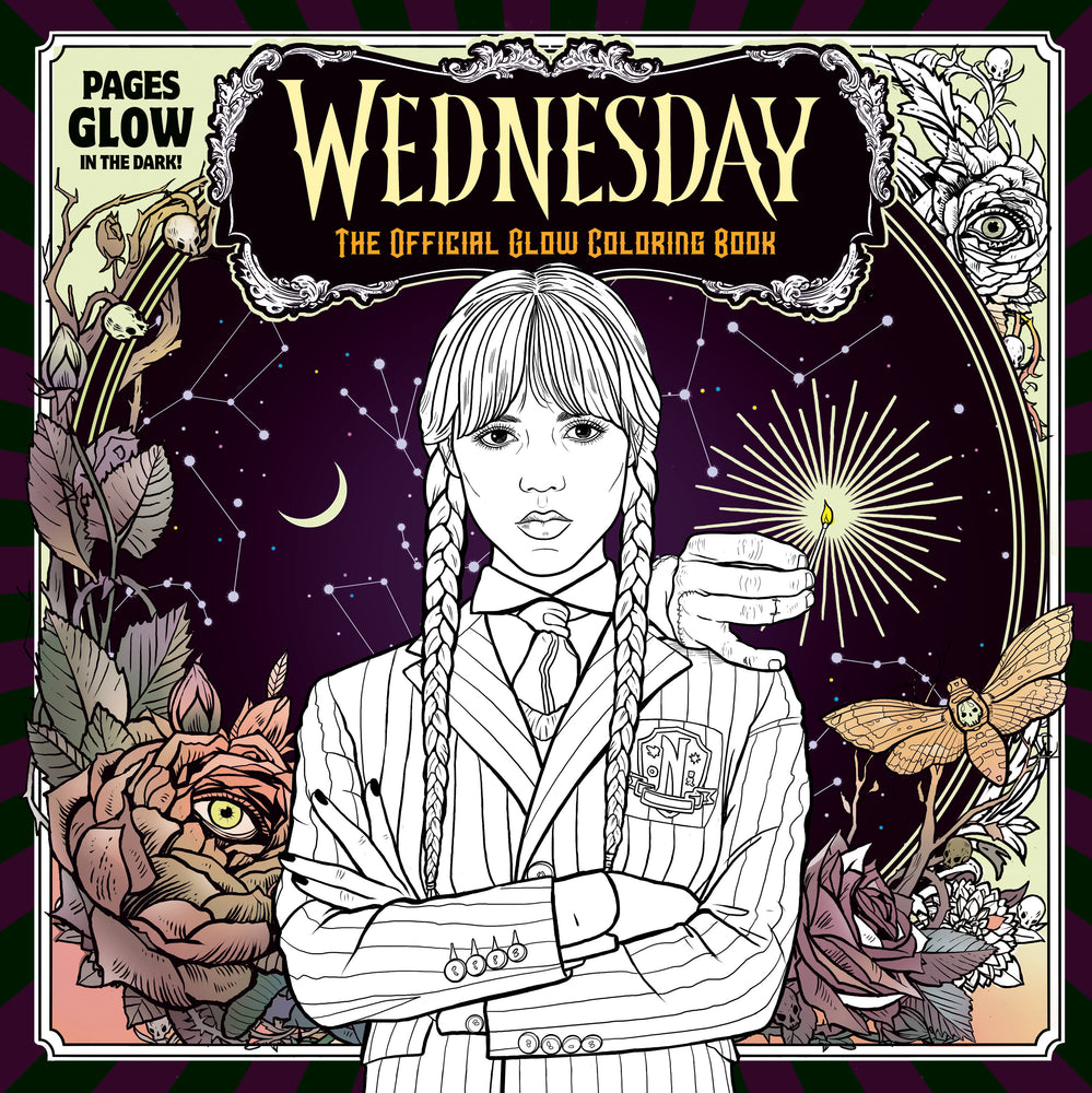 Wednesday Official Glow Coloring Book - Image - Colouring Book - Image - Pop Weasel