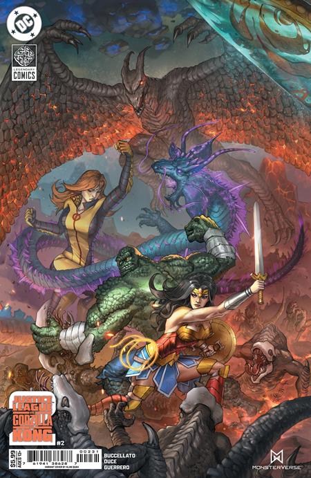 Justice League Vs Godzilla Vs Kong 2 #2 (of 7)  C Alan Quah Card Stock Var - Image