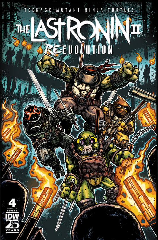 Teenage Mutant Ninja Turtles: The Last Ronin II—Re-Evolution #4 Variant B (Eastman) image