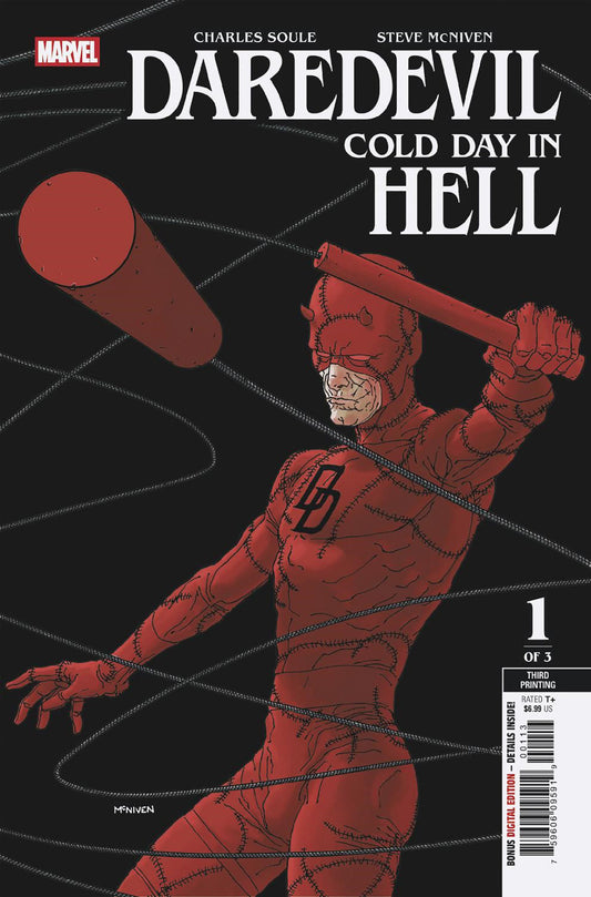 DAREDEVIL: COLD DAY IN HELL #1 STEVE MCNIVEN 3RD PRINTING VARIANT - Image