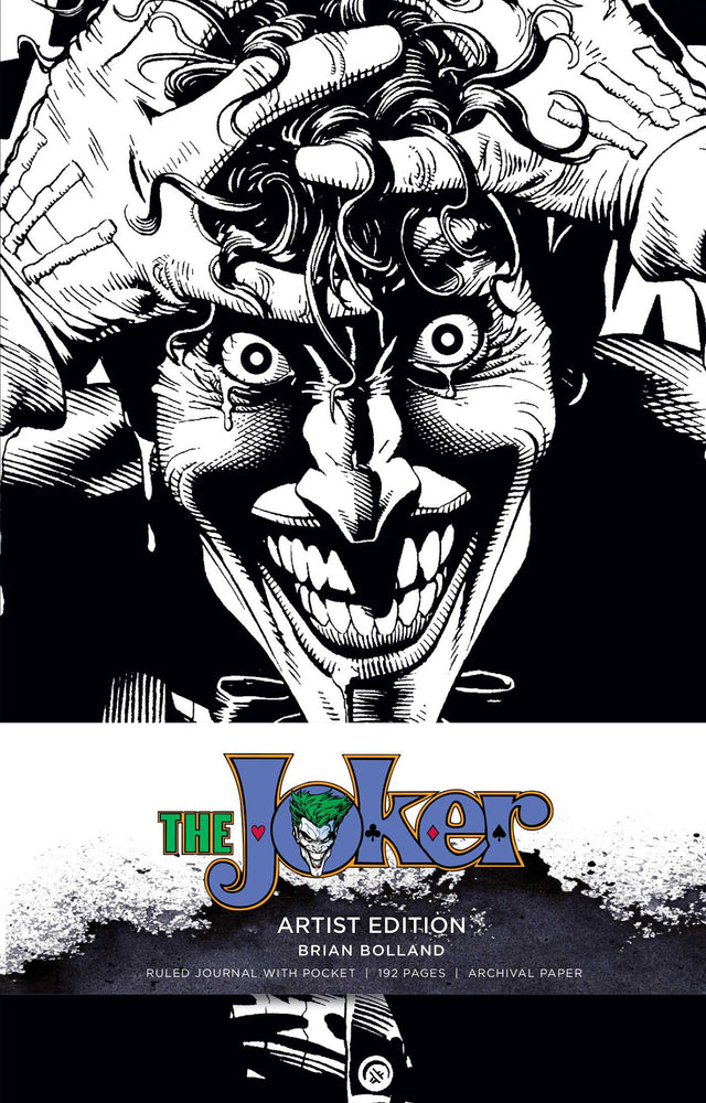 Pop Weasel Image of DC Comics: The Joker Hardcover Ruled Journal: Artist Edition Brian Bolland - Notebook - Image - Pop Weasel