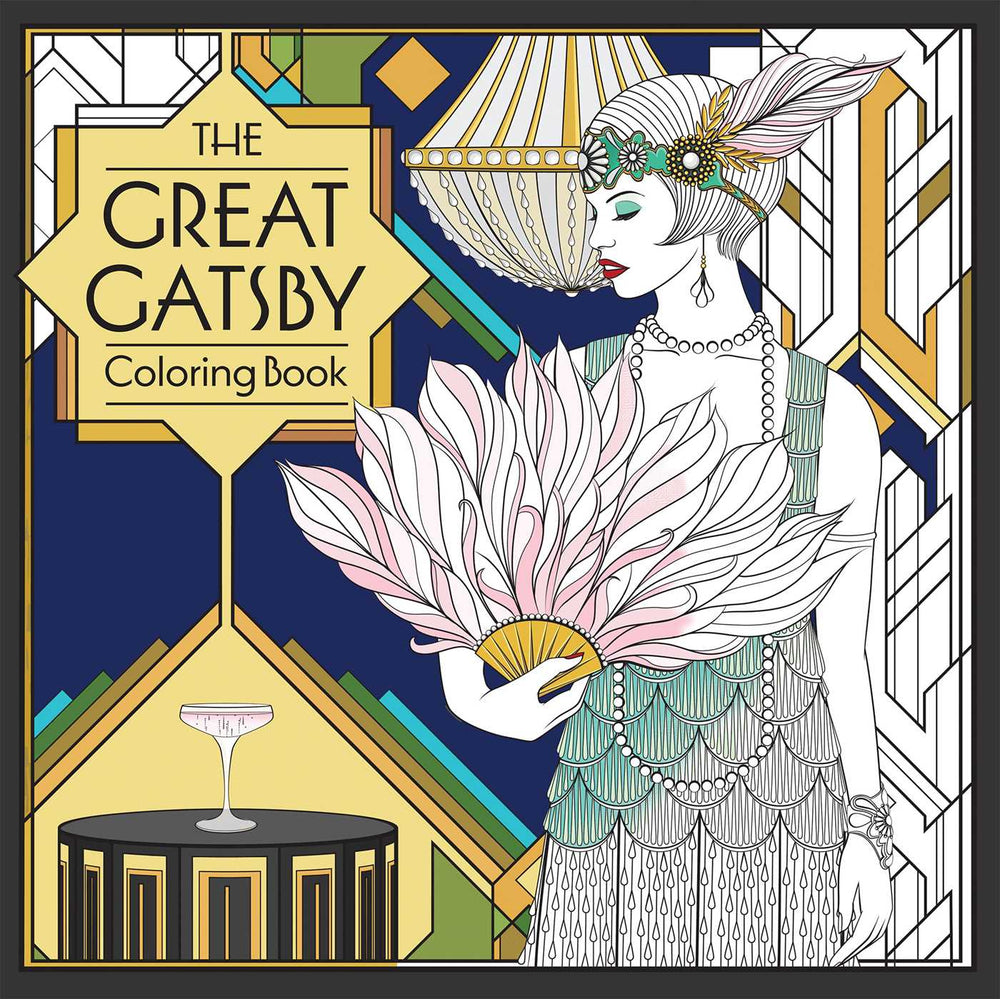 Pop Weasel Image of The Great Gatsby Coloring Book - Colouring Book - Image - Pop Weasel
