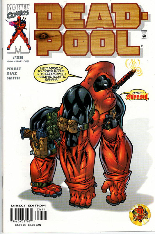 Pre-Owned - Deadpool #36  (January 2000) Scanned Image Pop Weasel Pre-Owned Comics