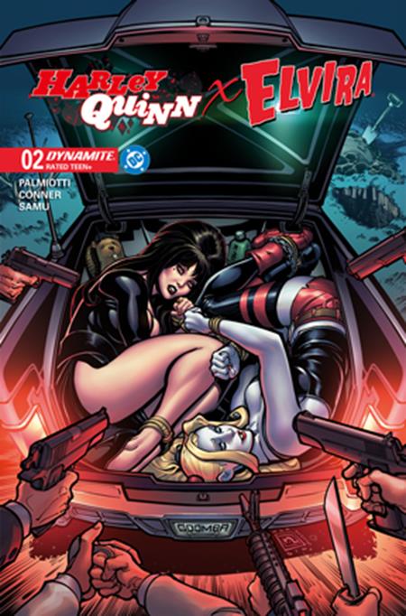 Harley Quinn X Elvira #2  G Chad Hardin Foil Var - Image