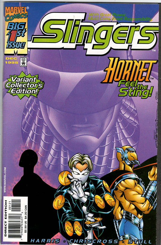 Pre-Owned - Slingers #1 [Hornet]  (December 1998) Scanned Image Pop Weasel Pre-Owned Comics