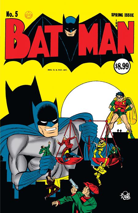 Batman #5 Facsimile Edition  B Bob Kane Foil Var image