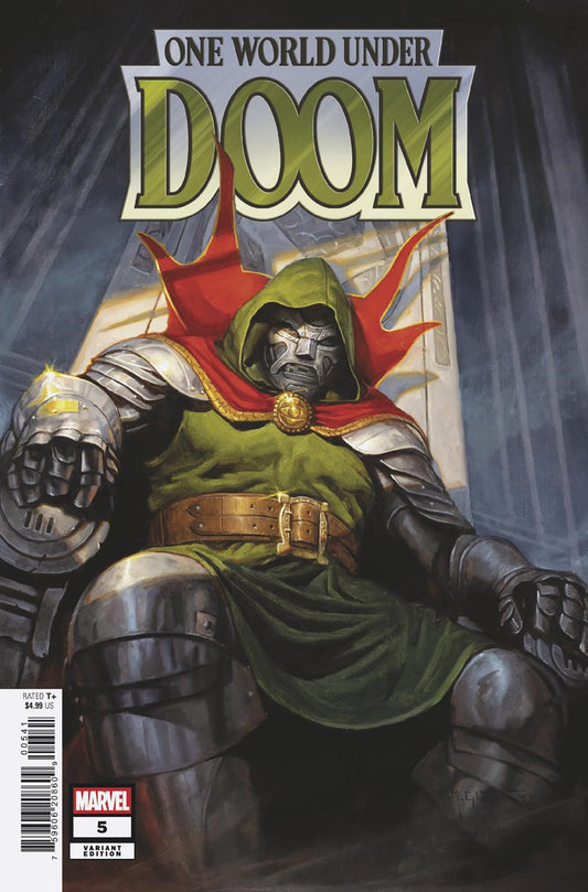 ONE WORLD UNDER DOOM #5 E.M. GIST VARIANT - Image