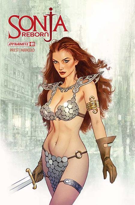 Sonja Reborn #1  H Joshua Middleton Foil Var - Image