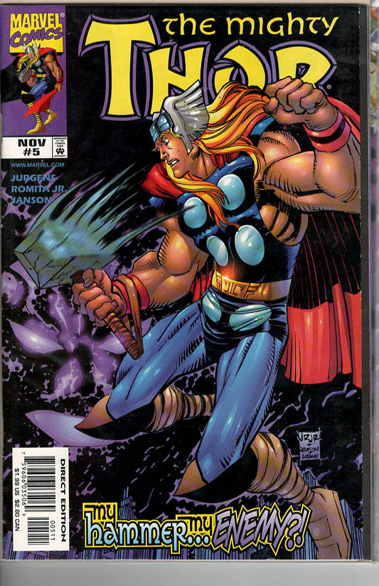 Pre-Owned - Thor #5  (November 1998) Scanned Image Pop Weasel Pre-Owned Comics