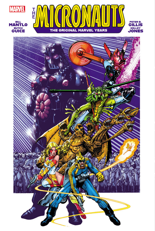 MICRONAUTS: THE ORIGINAL MARVEL YEARS OMNIBUS VOL. 3 ARTHUR ADAMS COVER [DM ONLY] | Hardcover image