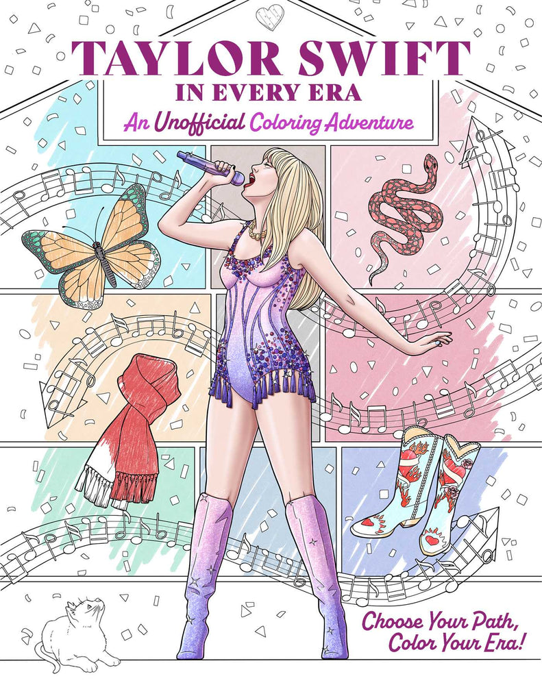 Taylor Swift in Every Era An Unofficial Coloring Adventure image -  - Image - Pop Weasel
