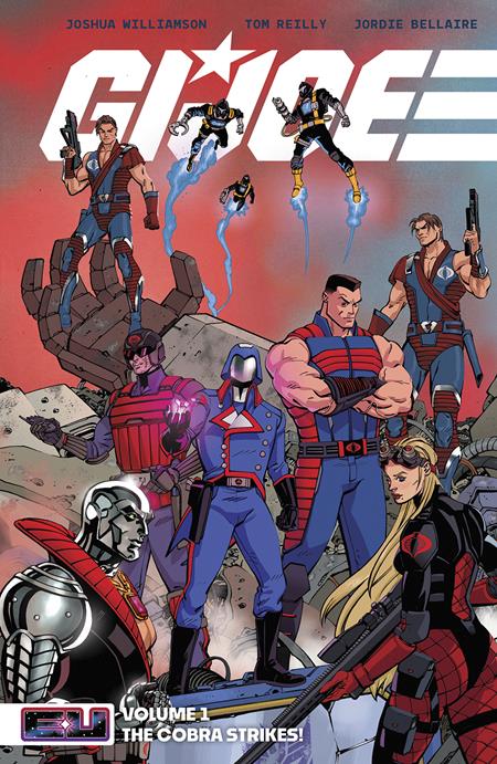 Gi Joe  | TPB Vol 01 The Cobra Strikes Direct Market Exclusive Tom Reilly Red - Image