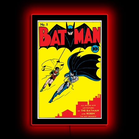 Batman No 1 Mini Poster Plus Led Illuminated  Sign - Image - Comics - Image - Pop Weasel