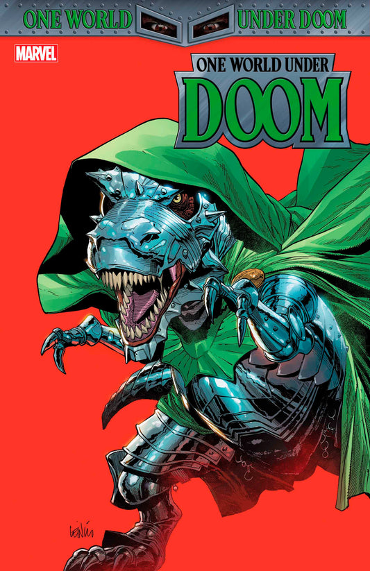 ONE WORLD UNDER DOOM #2 LEINIL YU DOOMASAUR VARIANT image