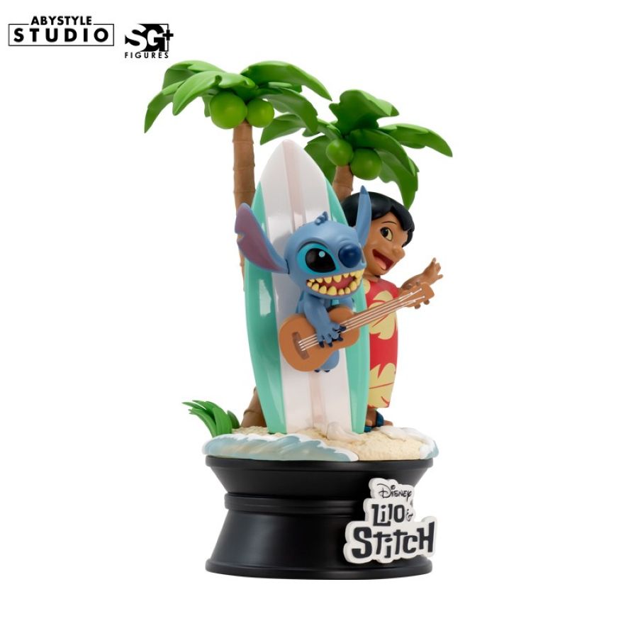 Image Pop Weasel - Image 2 of Lilo & Stitch - Lilo & Stitch Surfboard 1:10 Scale Figure - ABYstyle - Statue - Image - Pop Weasel