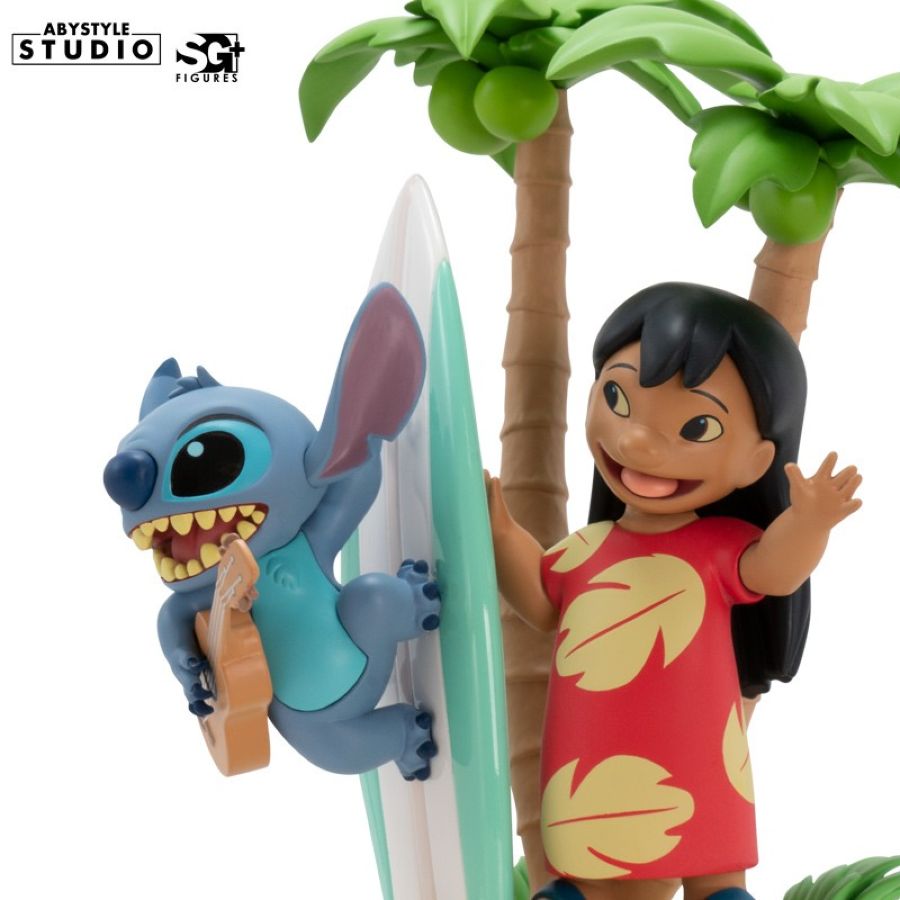 Image Pop Weasel - Image 4 of Lilo & Stitch - Lilo & Stitch Surfboard 1:10 Scale Figure - ABYstyle - Statue - Image - Pop Weasel