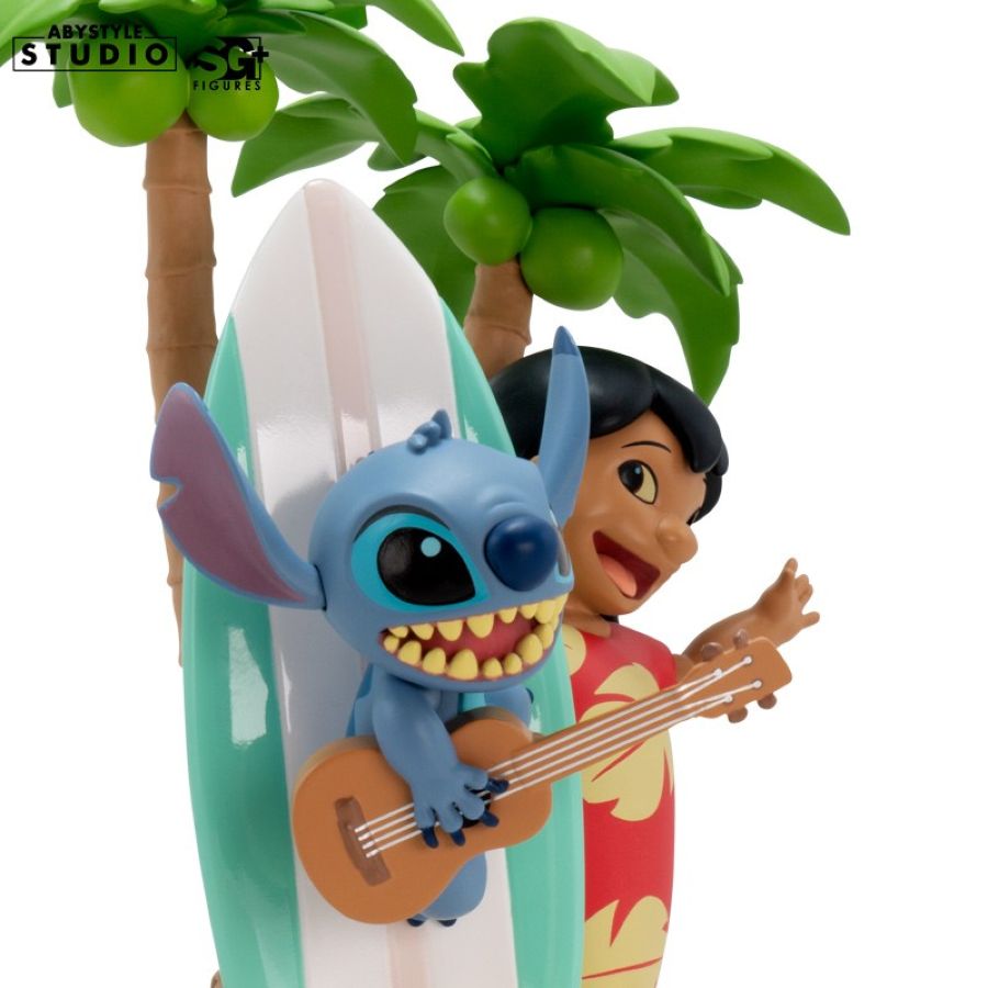 Image Pop Weasel - Image 5 of Lilo & Stitch - Lilo & Stitch Surfboard 1:10 Scale Figure - ABYstyle - Statue - Image - Pop Weasel