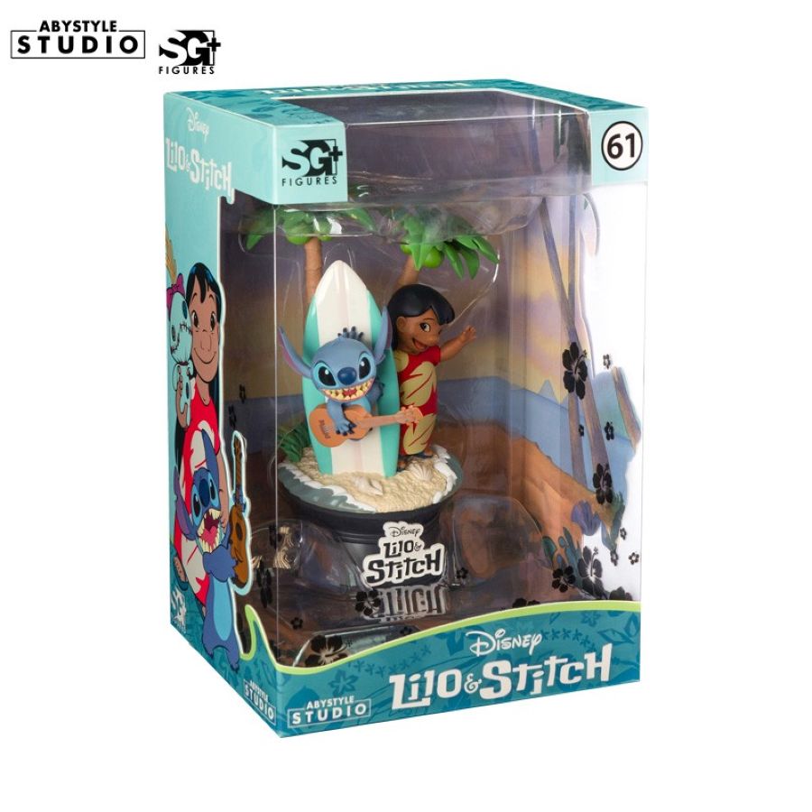 Image Pop Weasel - Image 6 of Lilo & Stitch - Lilo & Stitch Surfboard 1:10 Scale Figure - ABYstyle - Statue - Image - Pop Weasel