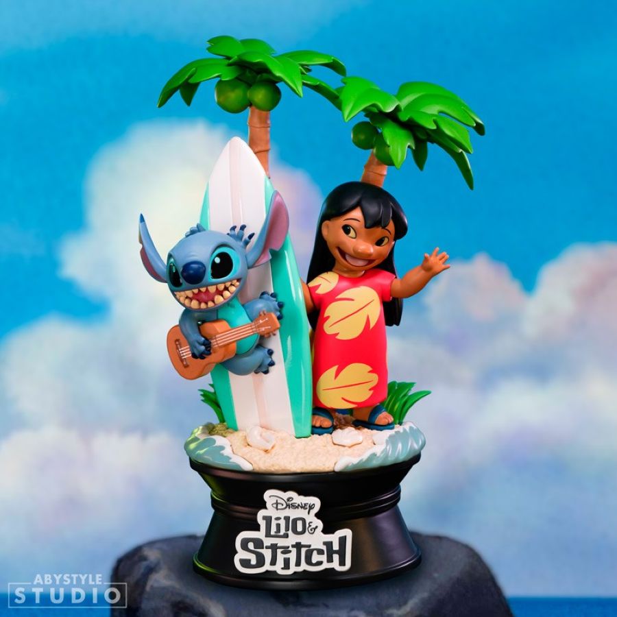 Image Pop Weasel - Image 7 of Lilo & Stitch - Lilo & Stitch Surfboard 1:10 Scale Figure - ABYstyle - Statue - Image - Pop Weasel