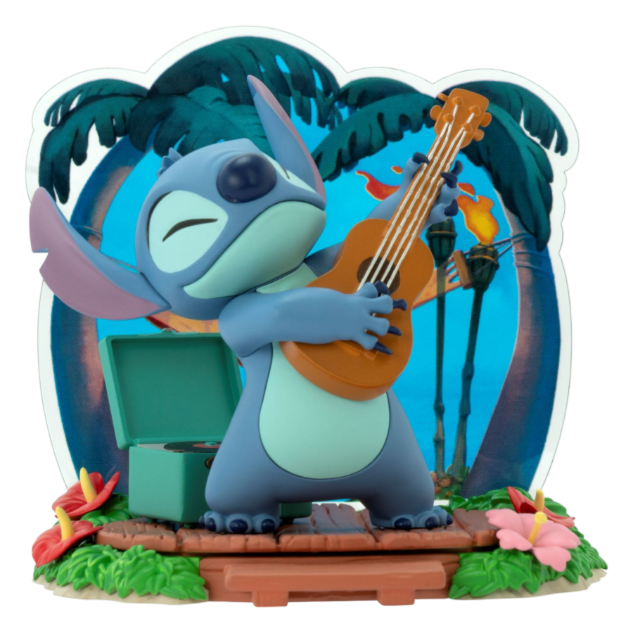 Lilo & Stitch - Stitch (with Guitar) 1:10 Scale Figure - ABYstyle - Statue - Image - Pop Weasel