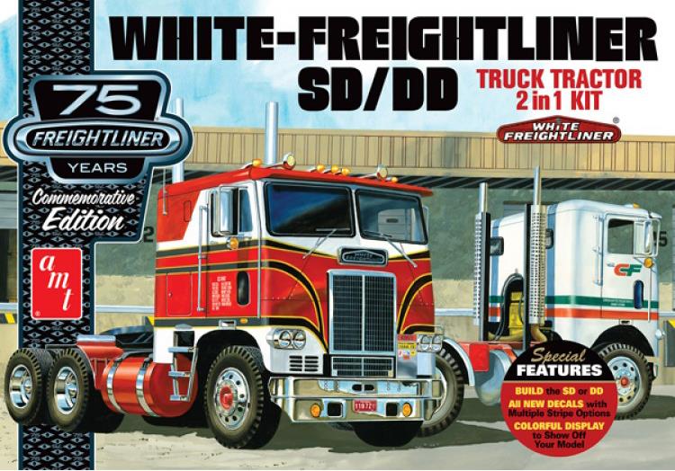 1/25 White Freightliner 2in1 - Model - Image - Pop Weasel