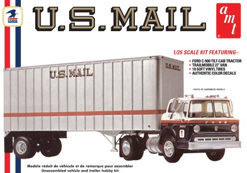 xxz1/25 Ford US Mail Trk&amp;Trlr