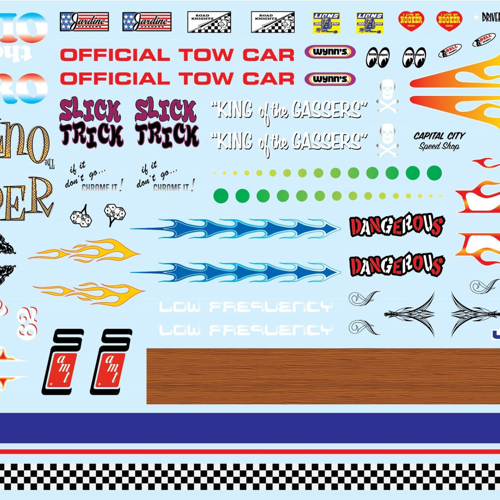 xx1/25 Best of AMT Decals V1 - Model - Image - Pop Weasel