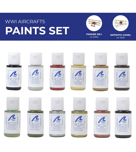 Paint Set 1: Airplane(12x 20ml