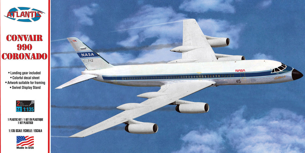 1/135 Convair 990 Airline NASA - Model - Image - Pop Weasel