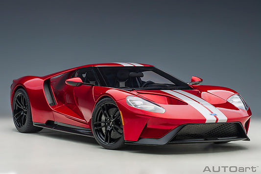 1/12 Ford GT Red w/silver