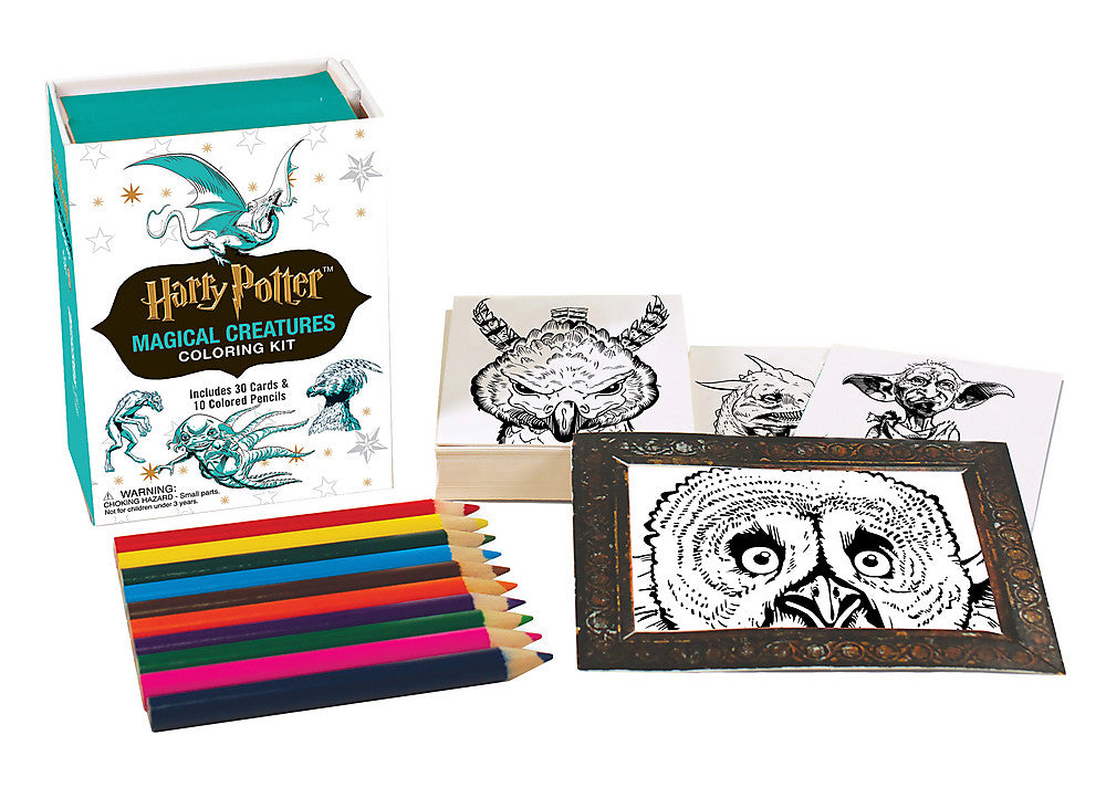 Pop Weasel Image of Harry Potter Magical Creatures Coloring Kit - Colouring Book - Image - Pop Weasel